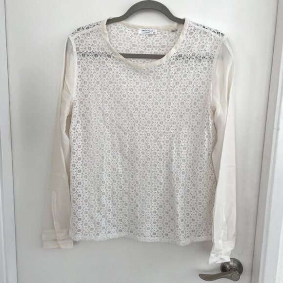 Ivory Lace French Equipment Shirt - Picture 1 of 4